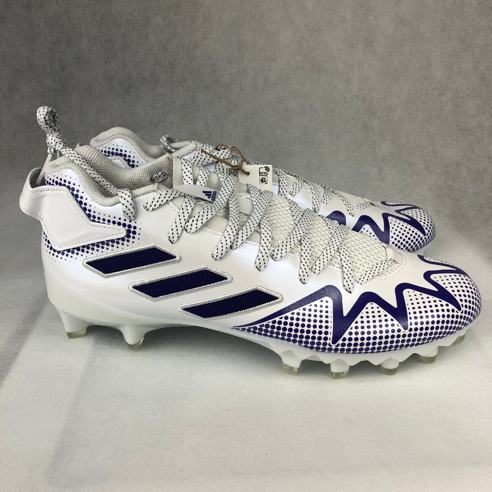 Adidas Freak 22 Team White Purple Football Cleats GY0432 US Men's Size 12.5